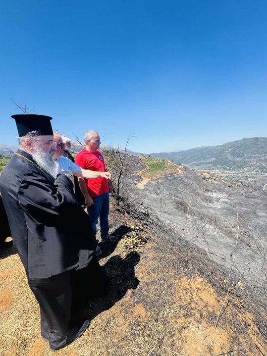 Πατρῶν Χρυσόστομος: «Εὐχαριστοῦμε εὐγνωμόνως τούς Πυροσβέστες…».