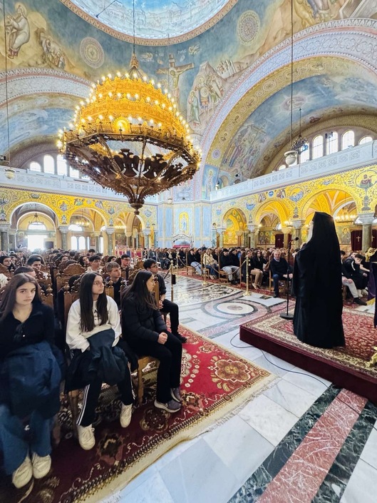 Πλῆθος Μαθητῶν ἀπὸ τὴν Τρίπολη στὸν Ἅγιο Ἀνδρέα Πατρῶν