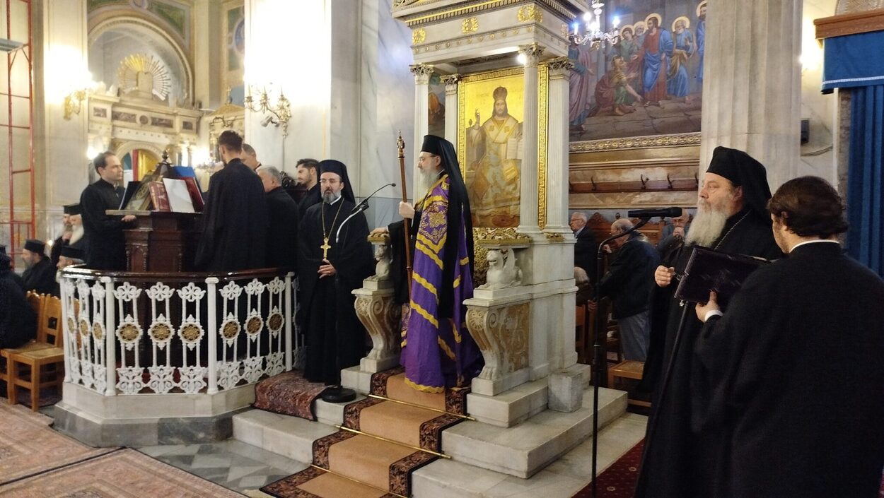 Ὁ Γ’ Κατανυκτικός Ἑσπερινός στήν Ἱερά Μητρόπολη Πατρῶν.